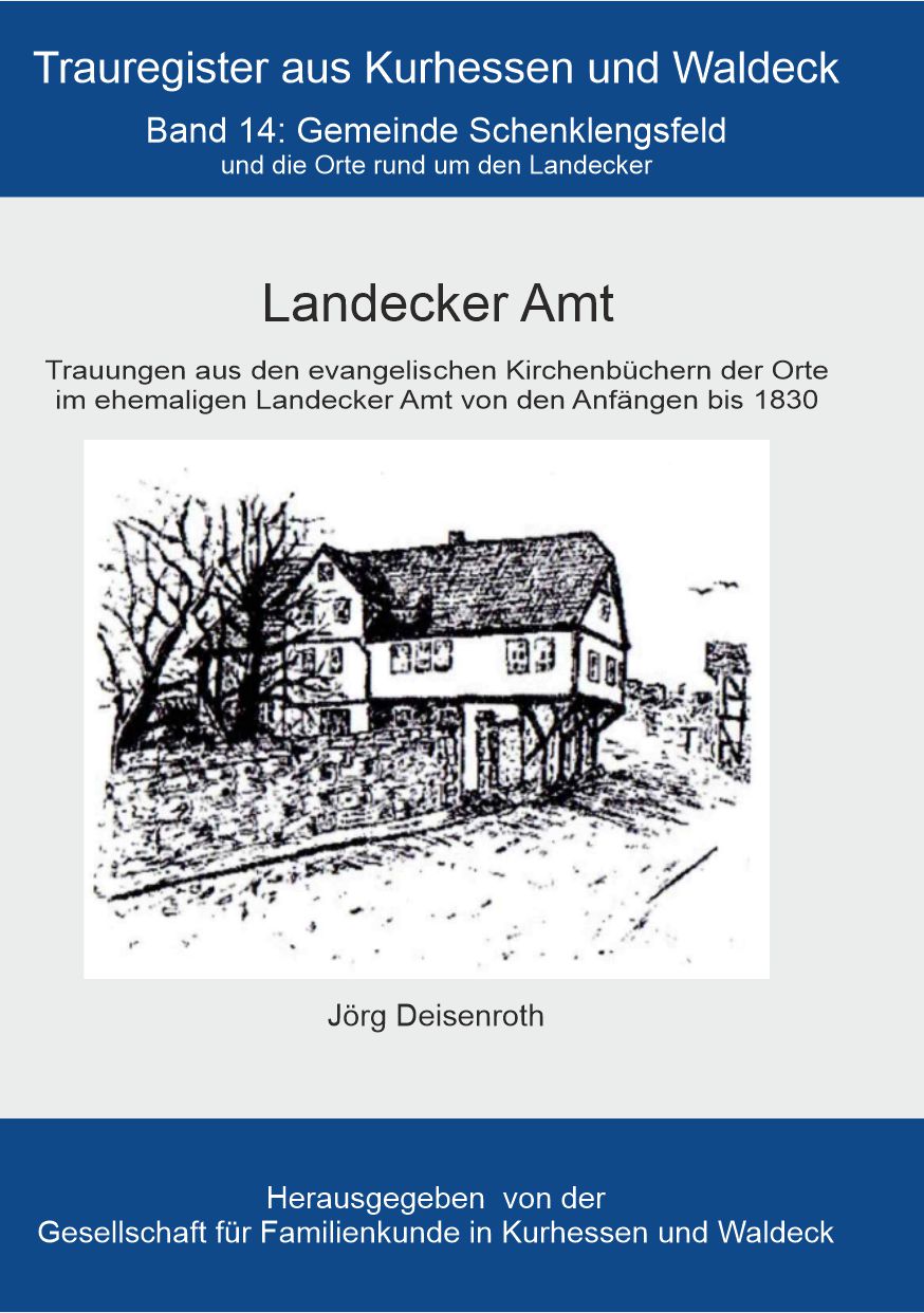 Trauregister aus Kurhessen und Waldeck, Band 14 Landecker Amt
